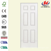 32 in. x 80 in. Solidoor Smooth 6-Panel Solid Core Primed Composite Single Prehung Interior Door